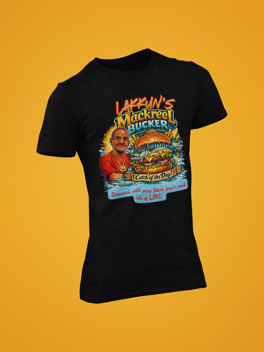Lakkun's MackreeL Bucker tee